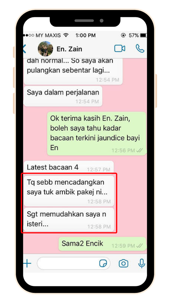 Maklum balas pelanggan Tomel Baby — perkhidmatan memudahkan urusan ibu bapa di rumah